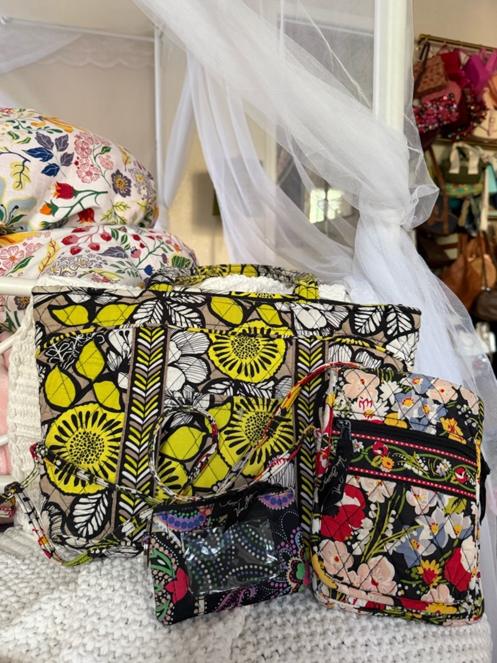 DISCONTINUED / retired Vera Bradley bundle of 3 bags